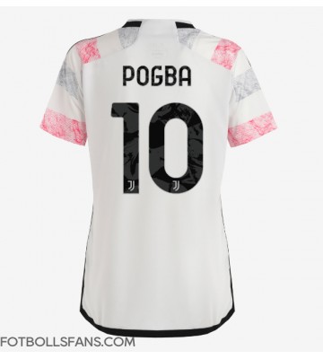 Juventus Paul Pogba #10 Replika Bortatröja Damer 2023-24 Kortärmad